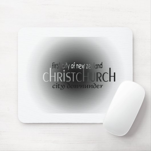 Erste Stadt Christchurch Mousepad (Mit Mouse)