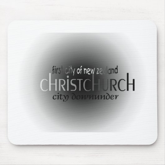 Erste Stadt Christchurch Mousepad (Vorne)