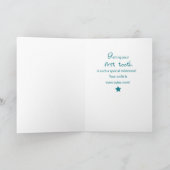 Erste Stars am Abend Glückwünsche Karte (Innenseite)