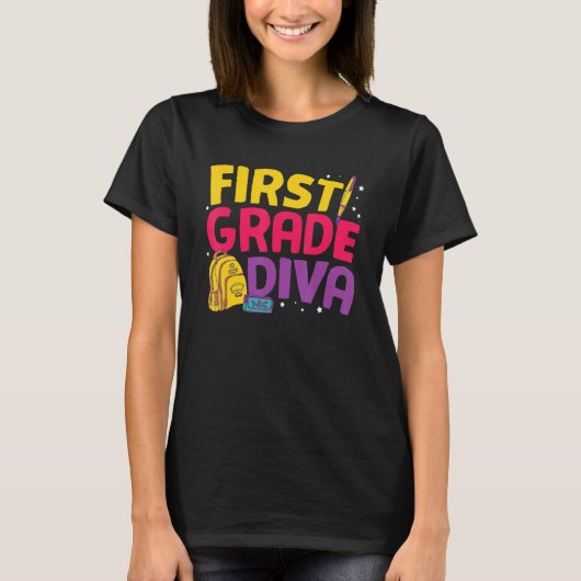 Erste Stufe Diva T-Shirt (Vorderseite)
