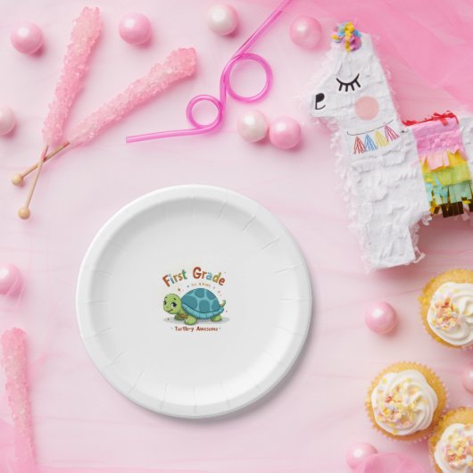 Erste Stufe Schildkröte-y Phantastisch 1. Stufe Zu Pappteller (Party)