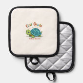 Erste Stufe Schildkröte-y Phantastisch 1. Stufe Zu Topflappen (Vorderseite/Rückseite)