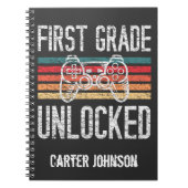 Erste Stufe wieder Personalisiert in die Schule Notizblock (Vorderseite)