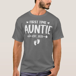 Erste Tante Ende 2023 bald Tante Geschlecht T-Shirt