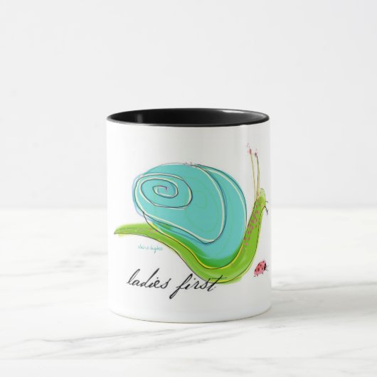 Erste Tasse 11oz der Damen (Zentrum)