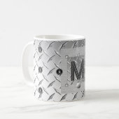 Erste Tasse aus Metall und Stahl (Vorderseite Links)