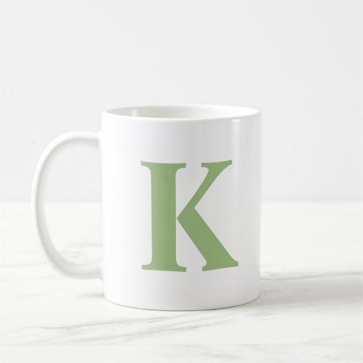 Erste Tasse der personalisierten Monogramm (Links)