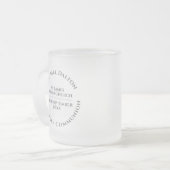 Erste Tasse des Mattierten Glass-Kommunion (Vorderseite Links)