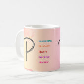 Erste Tasse "P" (11oz) (Vorderseite Links)