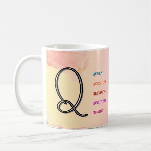Erste Tasse "Q" (11oz) (Links)