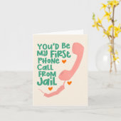 Erste Telefonanruf Karte (Gelbe Blume)