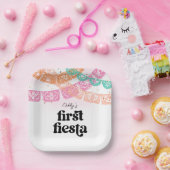 Erste Teller der Fiesta Geburtstagspartei (Party)