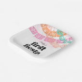 Erste Teller der Fiesta Geburtstagspartei (Gewinkelt)