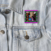 ERSTE TÖCHTER: SASHA U. MALIA OBAMA MÄDCHEN BUTTON (Beispiel)