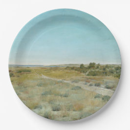 Erste Touch Herbst: Landschaft im Staat von New Yo Pappteller