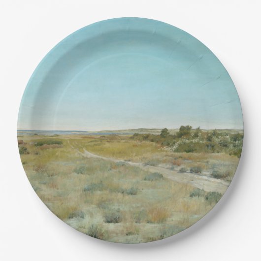 Erste Touch Herbst: Landschaft im Staat von New Yo Pappteller (Vorderseite)