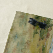 Erste Touch Herbst: Landschaft im Staat von New Yo Strandtuch (Beispiel)