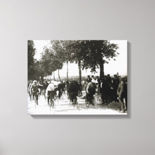 Erste Tour de France 1903 Der Rennstart Leinwanddruck