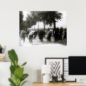 Erste Tour de France 1903 Erster Kilometer Radweg Poster (Heimbüro)