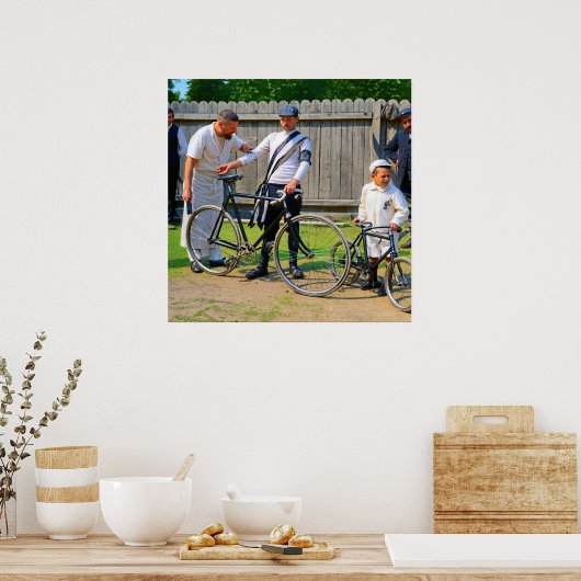 Erste Tour de France 1903 Gewinner Maurice Garin Poster (Küche)