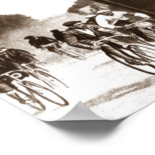 Erste Tour de France 1903 Start bis Ende Collage Poster (Ecke)