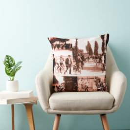 Erste Tour de France Gewinner Maurice Garin Collag Kissen
