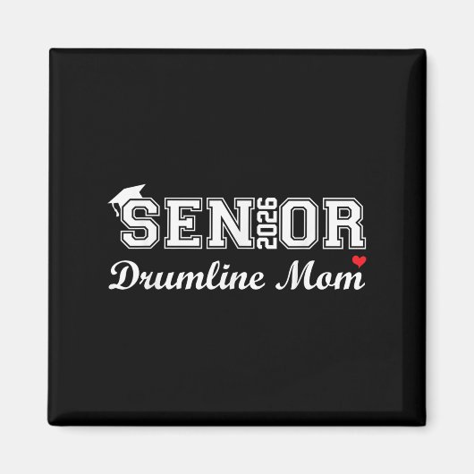 Erste Trommellinie-Mutter 2026 Marching Band Absch Magnet (Vorne)