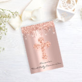 Erste Tropfen der Heiligen Kommunion Rose Christli Einladung