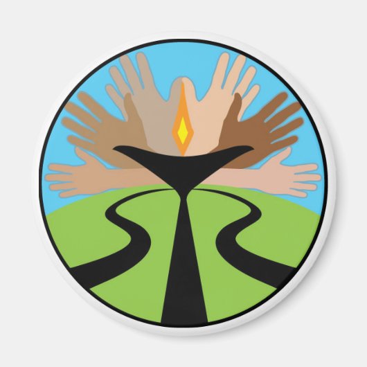 Erste Unitarische Kirche Omaha Magnet (Vorne)