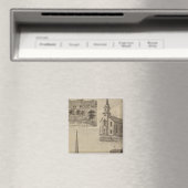 Erste Universalistenkirche, Minneapolis, Minnesota Magnet (In Situ (Geschirrspüler))