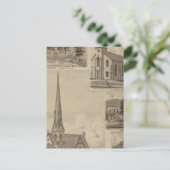 Erste Universalistenkirche, Minneapolis, Minnesota Postkarte (Stehend Vorderseite)