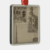 Erste Universalisty Kirche, Minneapolis, Minnesota Ornament Aus Metall (Rechts)