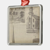 Erste Universalisty Kirche, Minneapolis, Minnesota Ornament Aus Metall (Links)