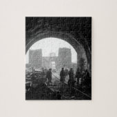 Erste US-Armeemänner und equipment_War Bild Puzzle (Vertikal)