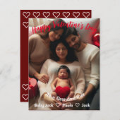 Erste Valentinstag Großmutter | Benutzerdefinierte (Vorne/Hinten)