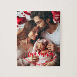 Erste Valentinstag zusammen | Benutzerdefiniertes Puzzle