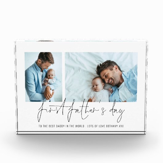 Erste Vatertag 2 Fotos Script (Vorderseite)