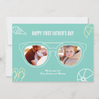 Erste Vatertag Custom Foto Coole Sonnenbrille