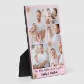 Erste Vatertag Foto Collage Fotoplatte (Seite)