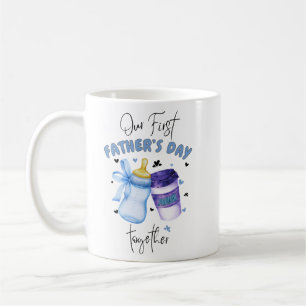Erste Vatertag - Matching Outfit / Blau Kaffeetasse