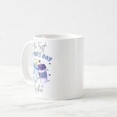 Erste Vatertag - Matching Outfit / Blau Kaffeetasse (Vorderseite Links)