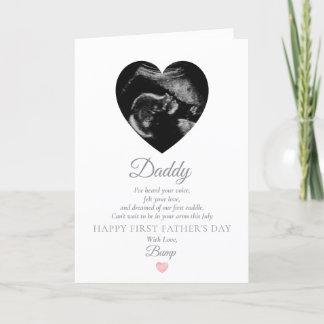 Erste Vatertagskarte aus Bump - Scan Upload Dankeskarte