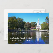 Erste Vereinigte Kirche Christi Postkarte (Vorne/Hinten)