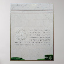 Erste Verfassung, Staat von Texas, 1845 QUOTE