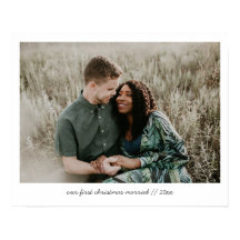 Erste Verheiratete Weihnachten 1 Foto