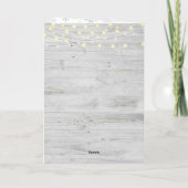 Erste Verheiratete Weihnachten Karte (Rückseite)