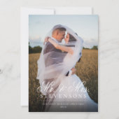 Erste Verheiratete Weihnachten Mr. and Mrs. Full F (Vorderseite)