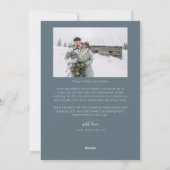 Erste Verheiratete Weihnachten Neuvermähltes Foto  (Rückseite)