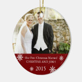 Erste Verheiratete Weihnachtsschmuck (Links)