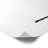 Erste veröffentlichte Illustration Poster (Ecke)